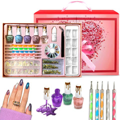 CoralBeau kit de arte de uñas: contenido completo para diseños personalizados en casa.
