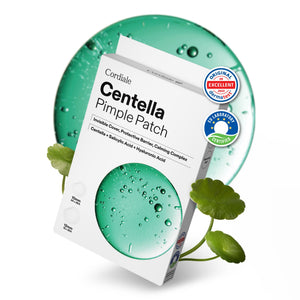 Cordiale Centella Pimple Patches: empaque compacto con 78 parches para uso diario.