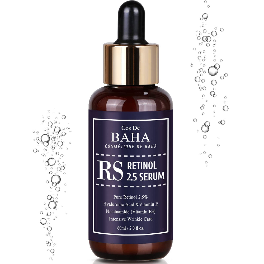Cos De BAHA empaque Retinol 2.5%, cambios pueden ocurrir.