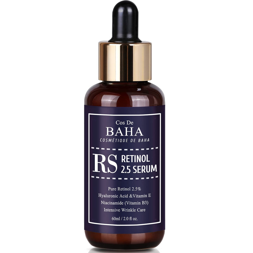 Cos De BAHA rutina nocturna con retinol para piel renovada.