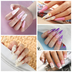 COSCELIA esmaltes gel de 6 colores: acabado suave y duradero para estilos variados.