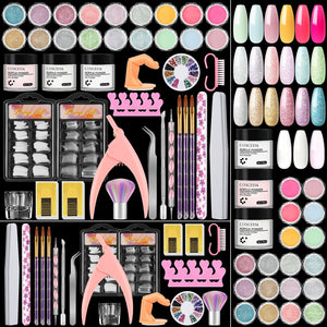 COSCELIA kit uñas acrílicas para principiantes: set completo para empezar en casa.