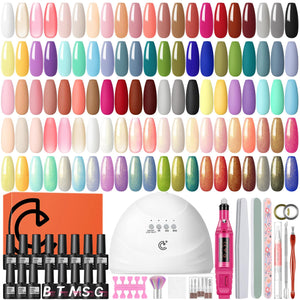 COSCELIA kit uv-led con luz automática ideal para manicura rápida en casa.