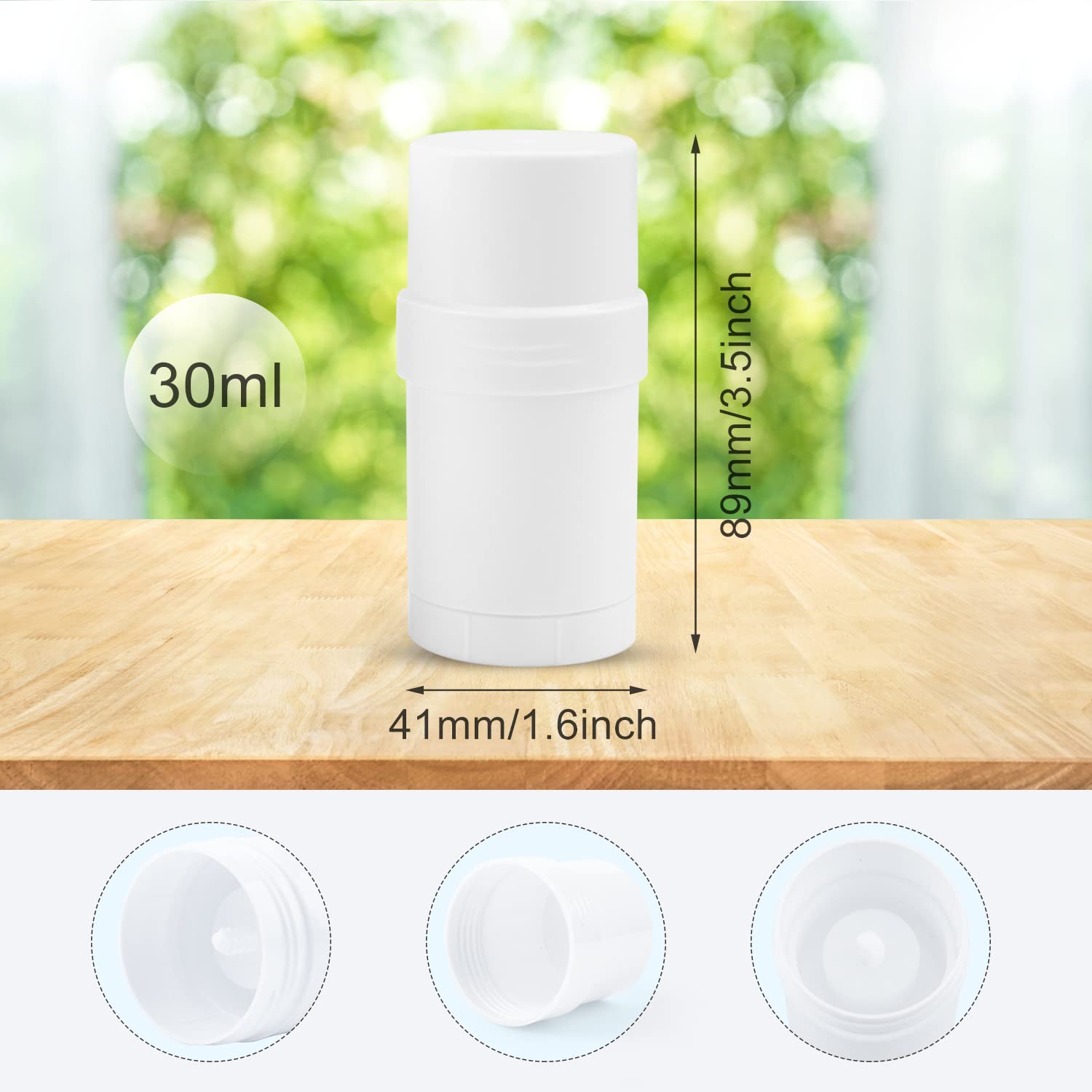 Cositina tubo labial 30 ml con giro, diseño fácil de usar.