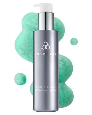 Cosmedix Purity Clean, botella, limpieza suave para la piel