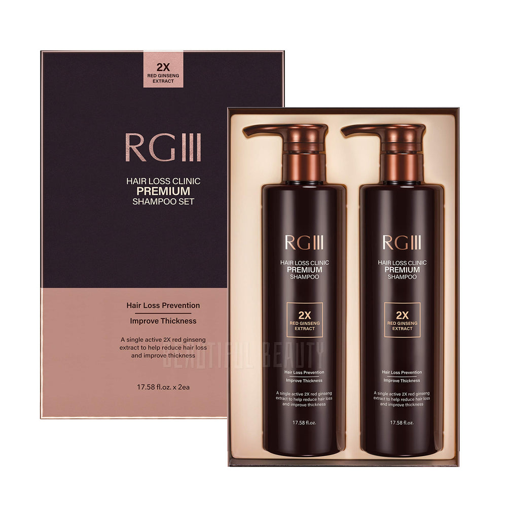 COSMOCOS RG3 RGIII Champú etiqueta clínica, confianza de marca