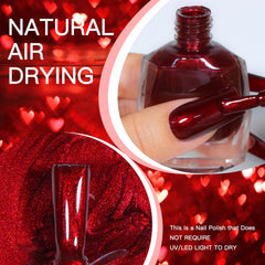 Cosmoo esmalte brillo lustroso con destellos iridiscentes para uñas brillantes.