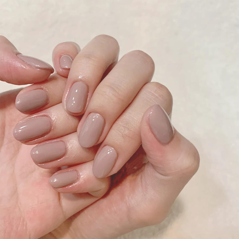 COSMOO Esmalte Uñas Marrón Claro, regalo elegante para amigas y familiares.