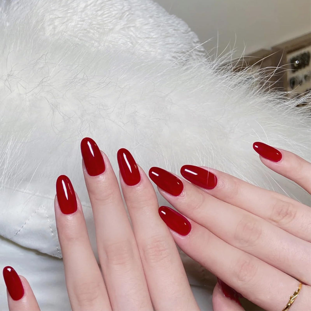 COSMOO Esmalte Rojo Acabado duradero y brillo con capa superior.