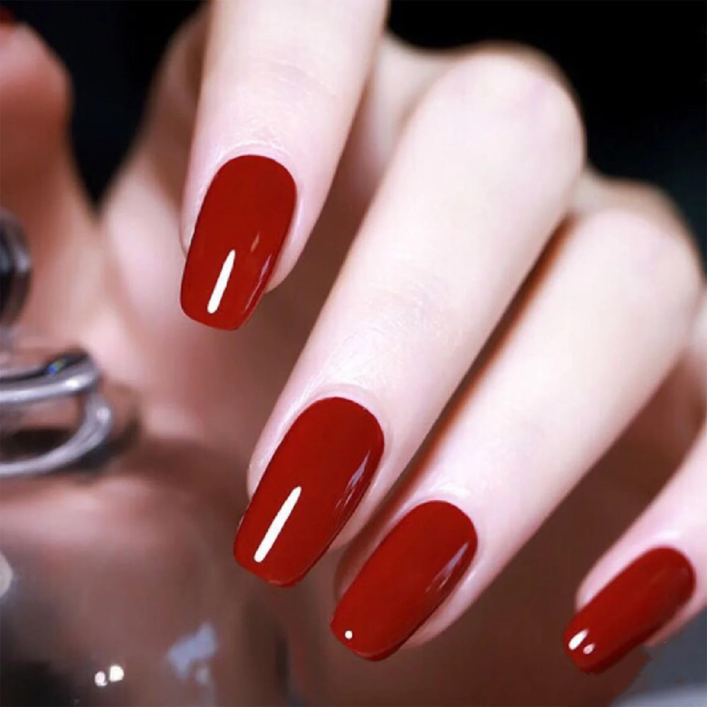 COSMOO Esmalte Rojo Idea de regalo para amantes del arte de uñas.