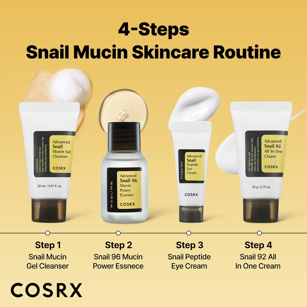 COSRX Crema ojos caracol 72% con péptidos: suaviza la mirada y reduce líneas suaves.