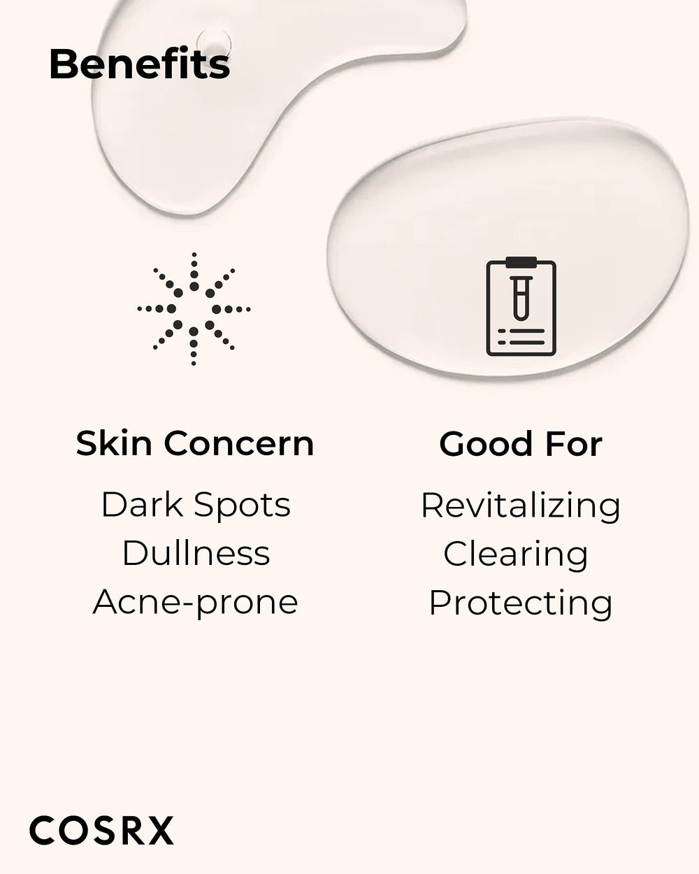 COSRX EGF: textura ligera que se absorbe sin residuo pegajoso.