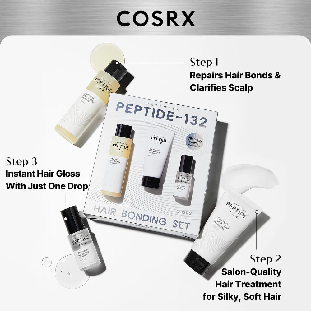 COSRX Peptide-132 Tratamiento capilar, tubo visible, fortalece la fibra capilar y repara puntas.
