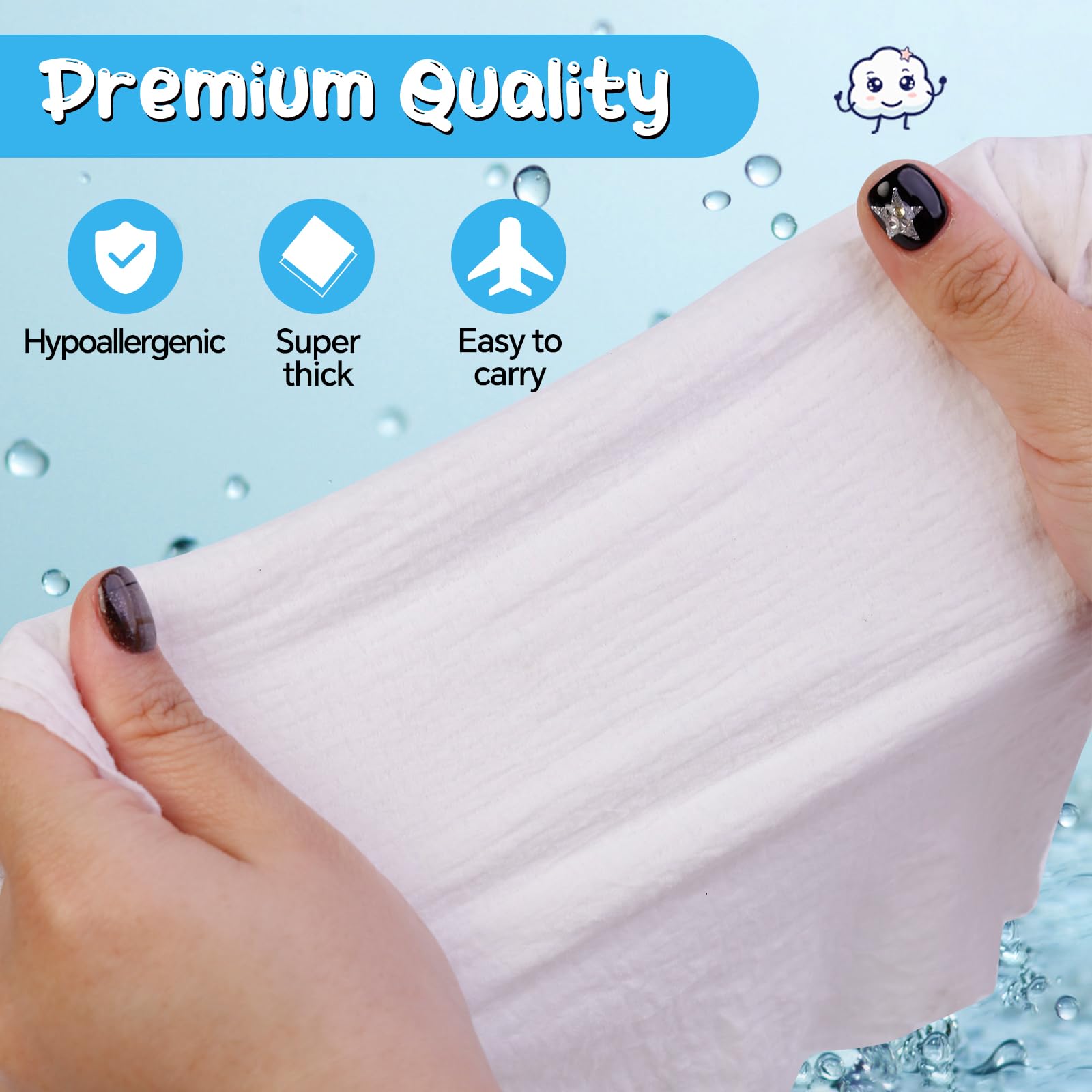 Cottonessence: envoltorios individuales que caben en bolso o guantera para uso rápido