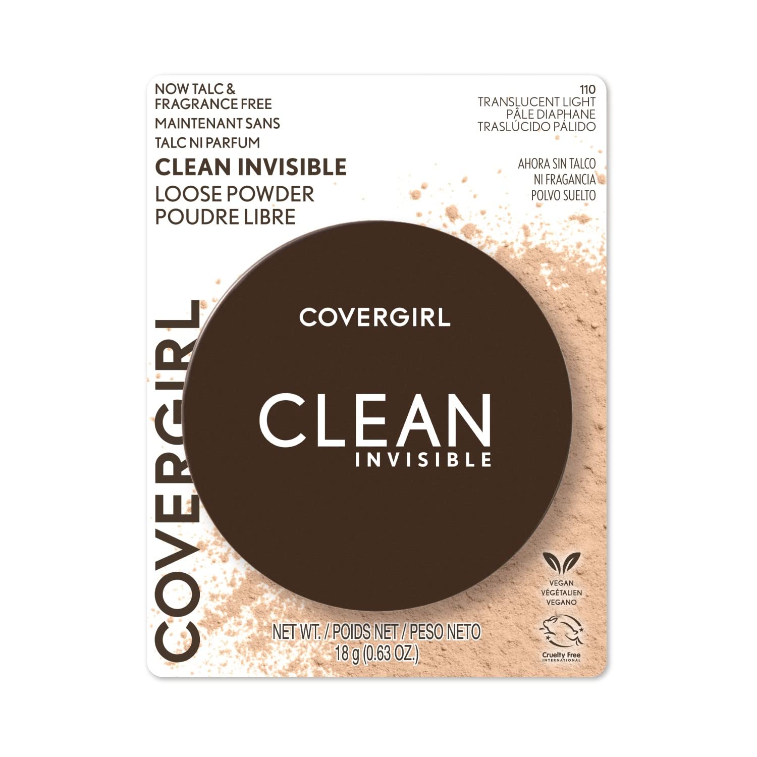 Aplicador vegano suave de CoverGirl para una aplicación uniforme.