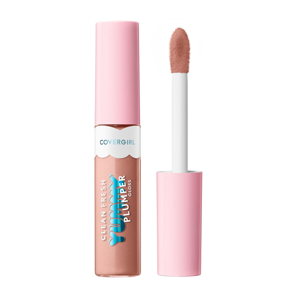 Brillo labial CoverGirl: sensación fresca de menta para labios más lisos.