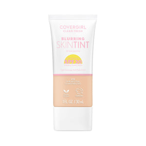 COVERGIRL Clean Fresh Blurring Skin Tint en envase ligero para uso diario.