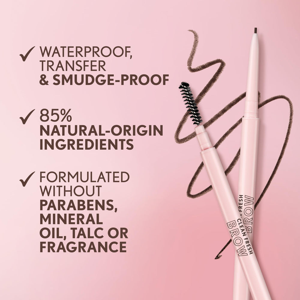 COVERGIRL Clean Fresh Brow Nano: empaque compacto para retoques en cualquier lugar.