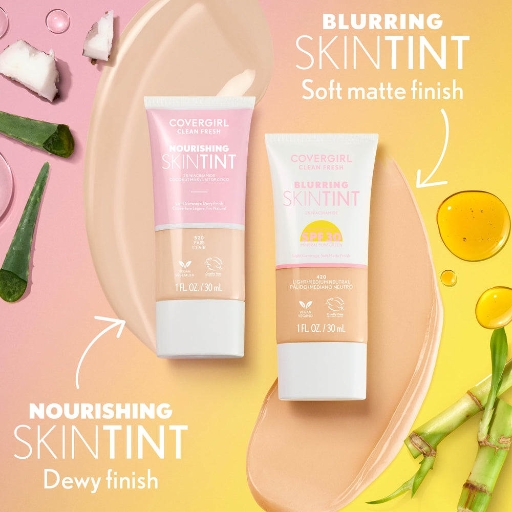 COVERGIRL Clean Fresh Skin Tint vegana y sin crueldad.
