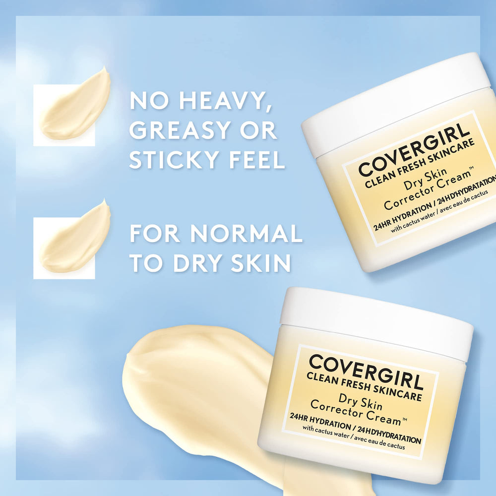 Jojoba y manteca de karité en COVERGIRL Clean Fresh Skincare calman la piel