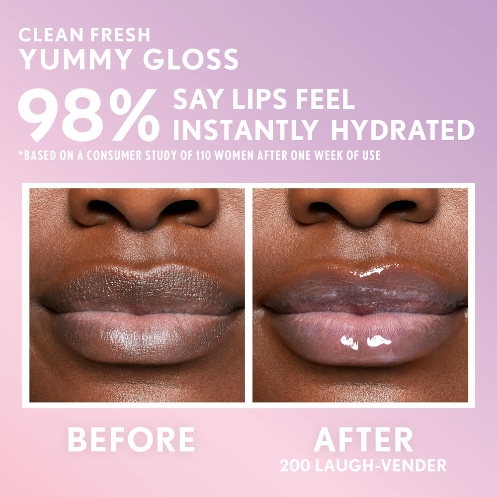 COVERGIRL Clean Fresh Yummy Gloss fórmula vegana sin crueldad para labios saludables