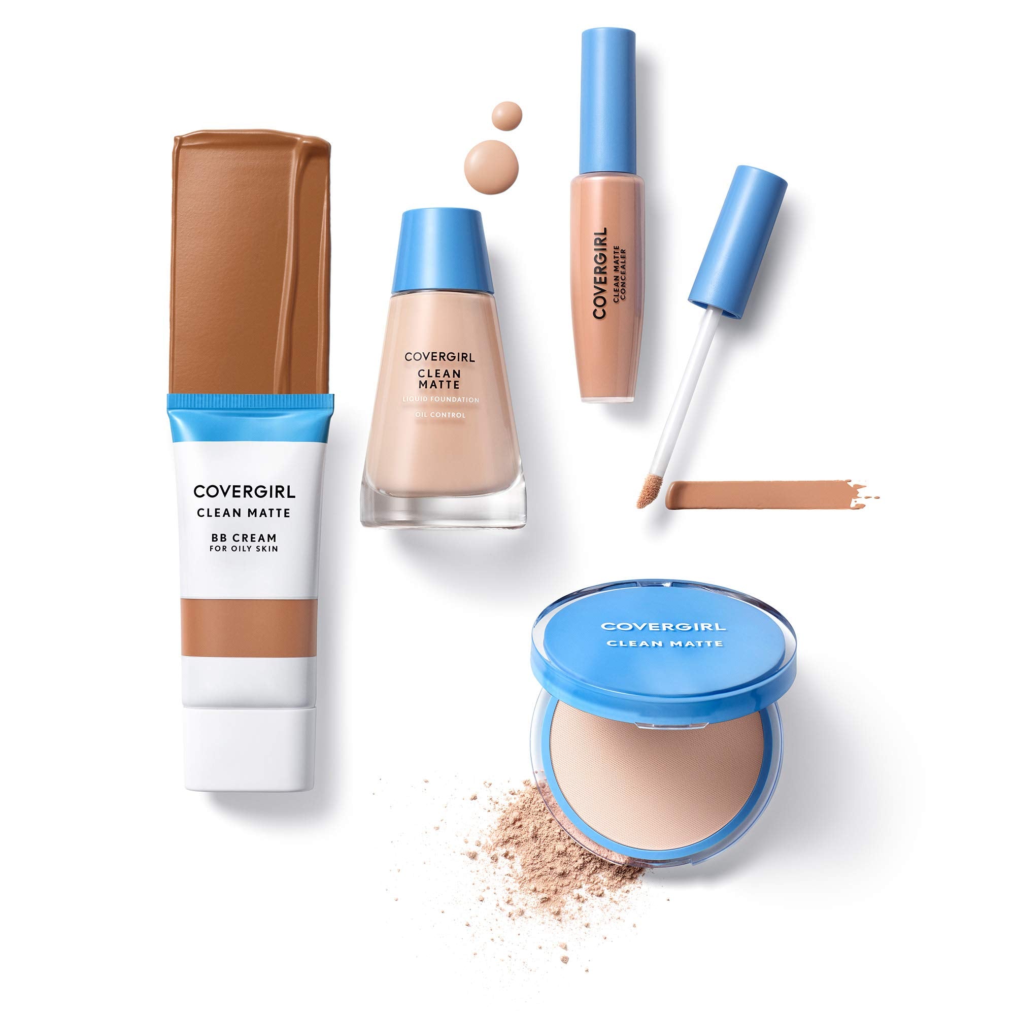 CoverGirl Corrector Matte Acabado diario para piel con poros visibles.