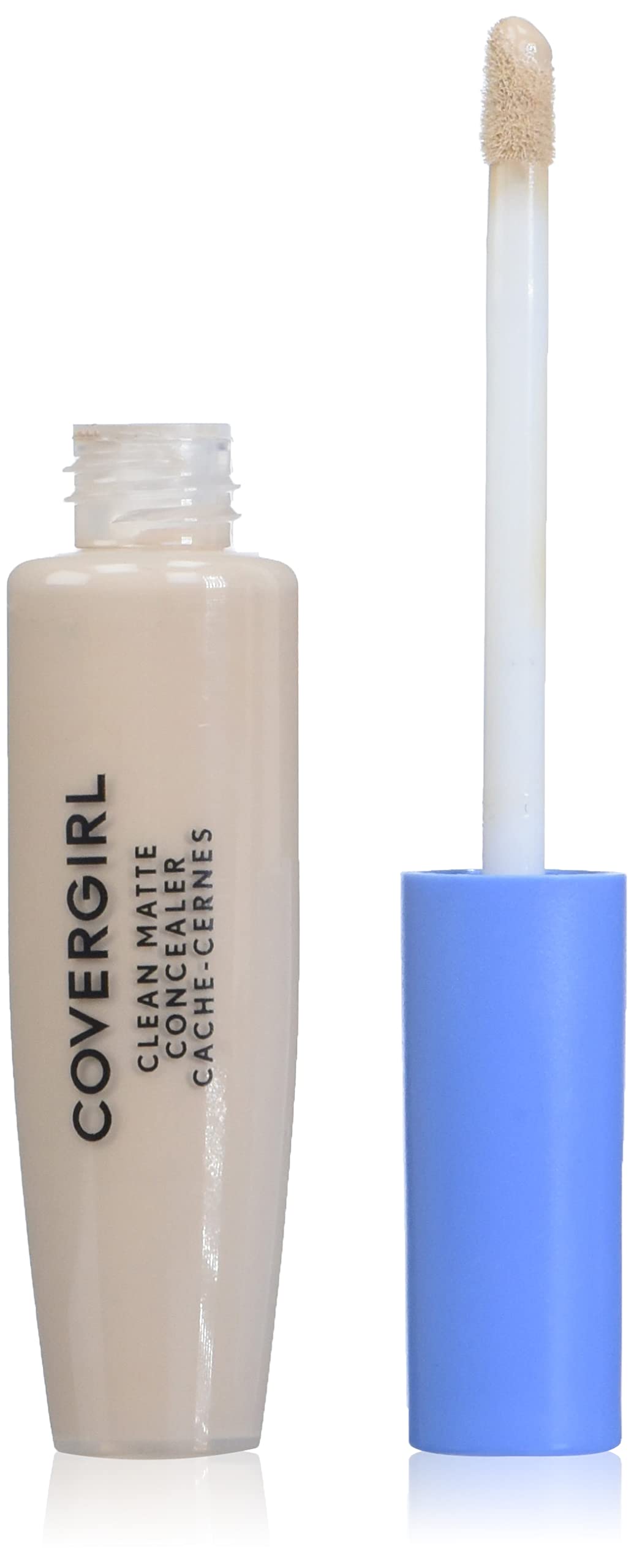 CoverGirl Corrector Matte Limpio ofrece una aplicación suave para un acabado natural.