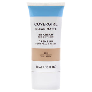 COVERGIRL crema BB mate sin aceite, tono claro-mediano en tubo para acabado natural y duradero