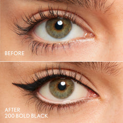 Delineado preciso con el lápiz Perfect Point Plus línea de pestañas de CoverGirl para un look definido.
