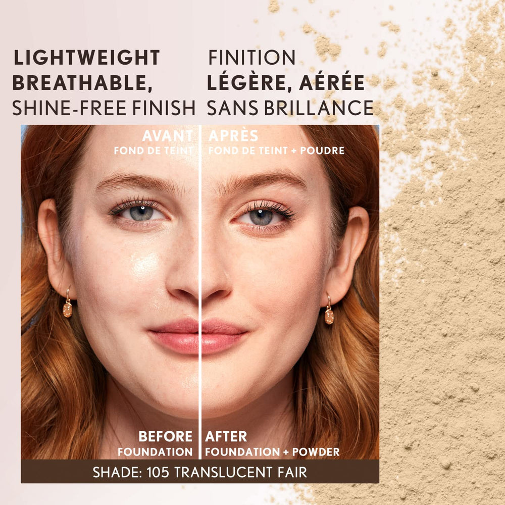 Fórmula de CoverGirl sin talco ni fragancia para piel sensible.