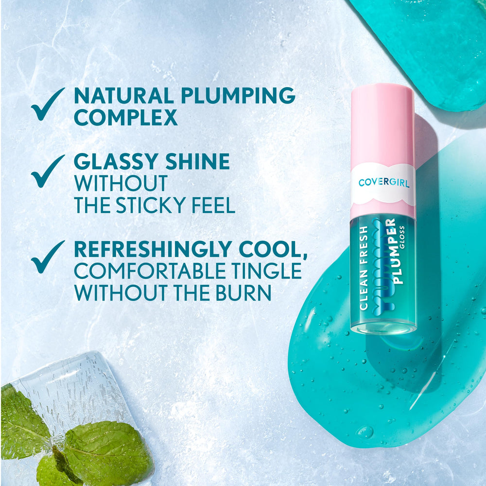 COVERGIRL Mini gloss vegano, sin parabenos y sulfatos, para labios suaves.