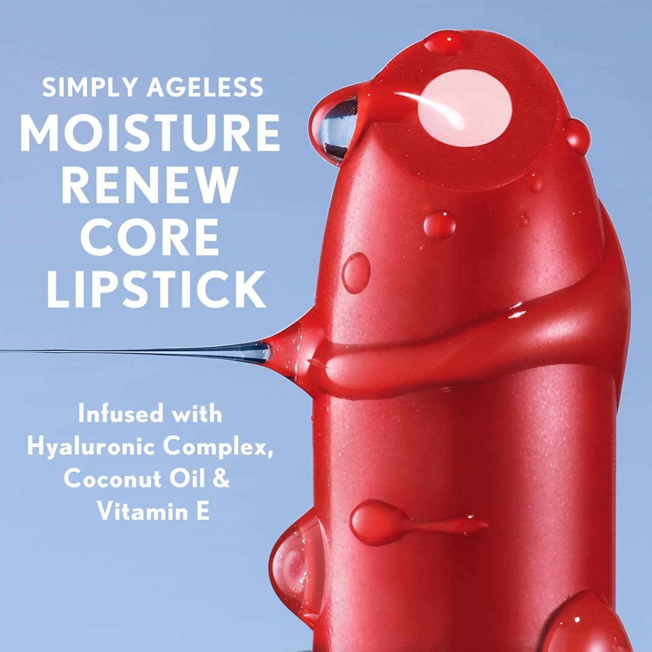 Brillo natural y sutil en el acabado de COVERGIRL Simply Ageless