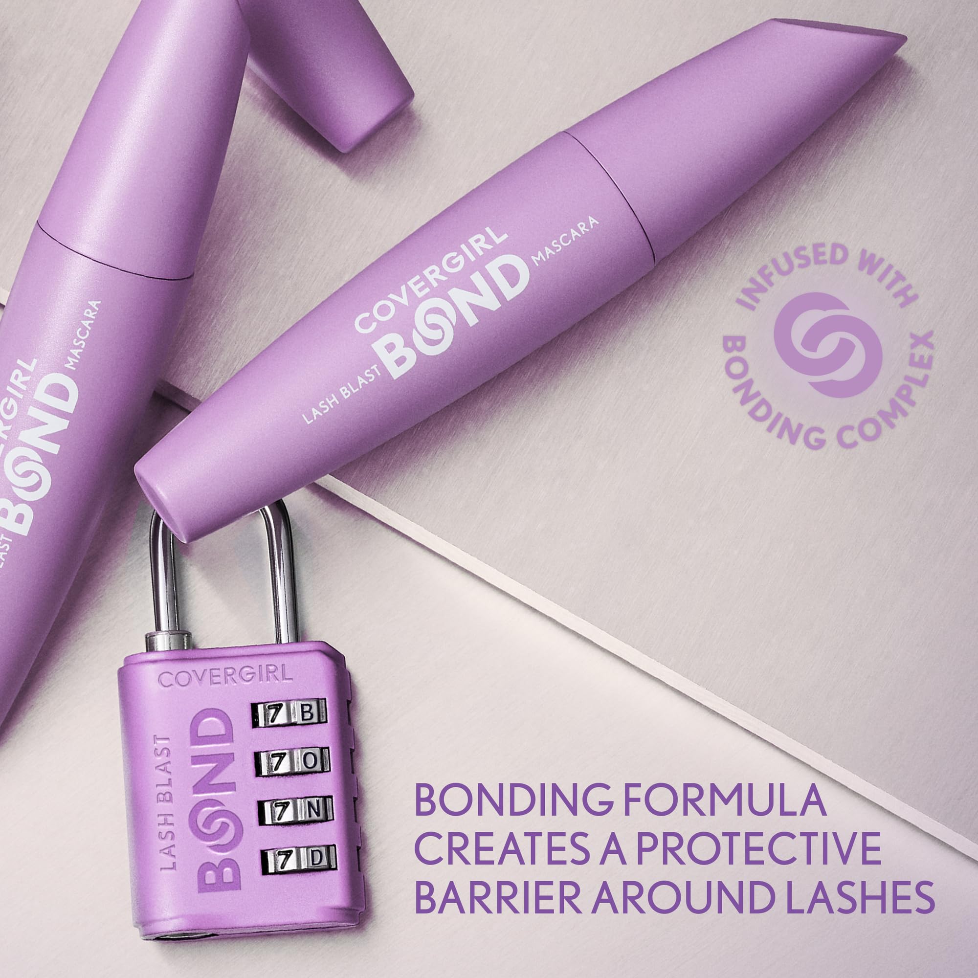 COVERGIRL Lash Blast Bond Volume Mascara protege pestañas y mejora su aspecto