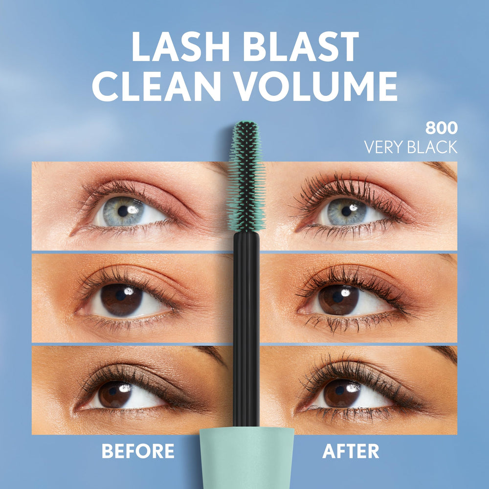 CoverGirl Lash Blast Clean Volume Mascara, aceite de marula para suavidad