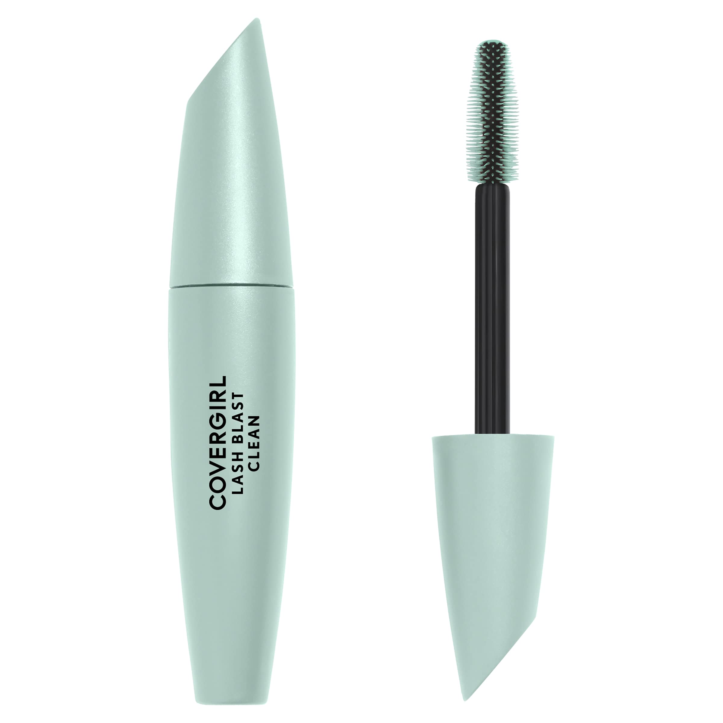 CoverGirl Lash Blast Clean Volume Mascara con aplicador que separa para pestañas definidas.