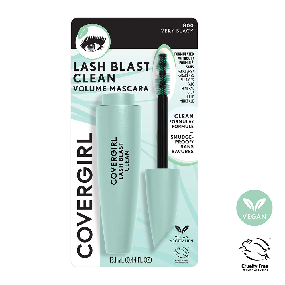 CoverGirl Lash Blast Clean Volume Mascara, formula vegana sin sulfatos