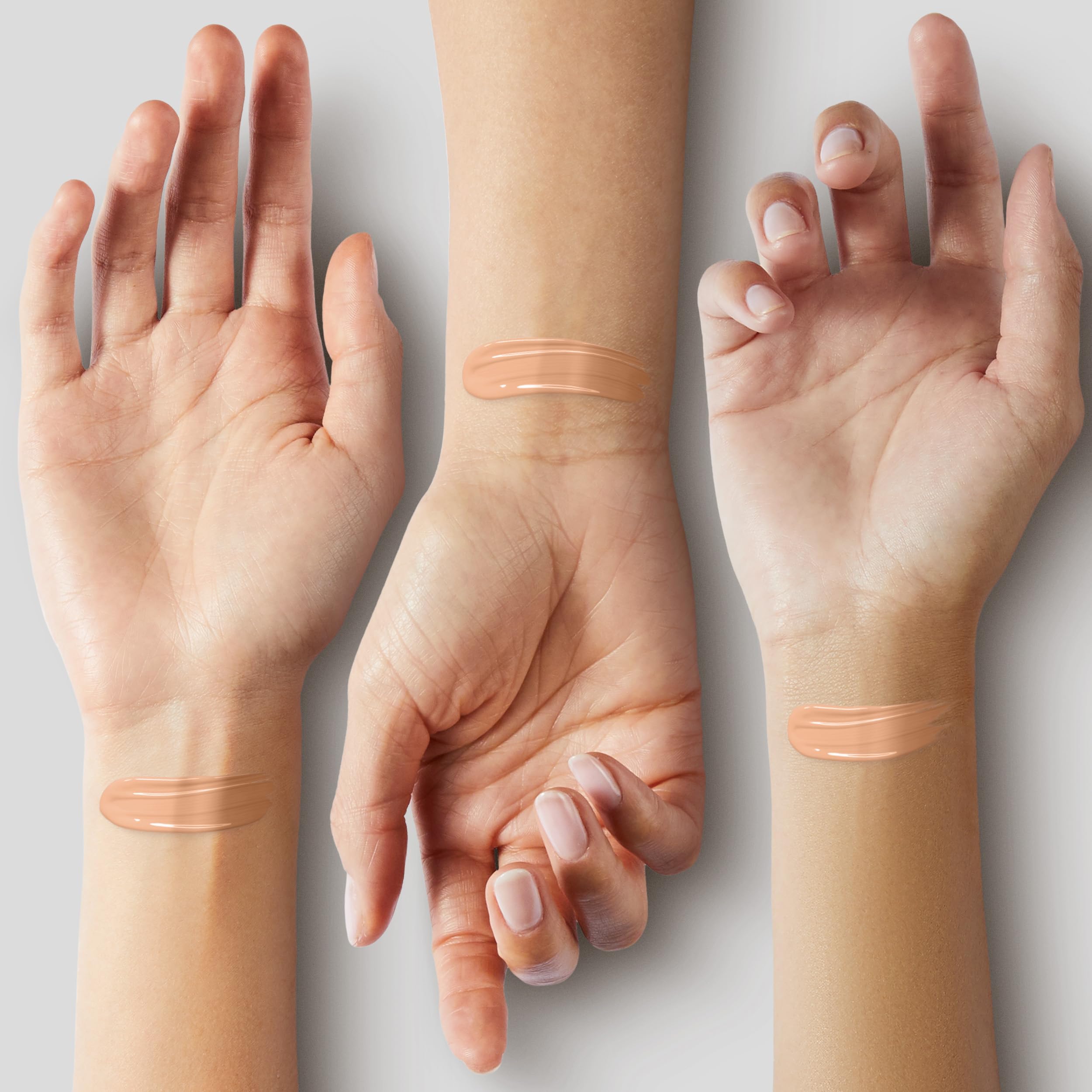 Esponja aplicada en Covergirl Outlast Extreme Wear buff beige para difuminar