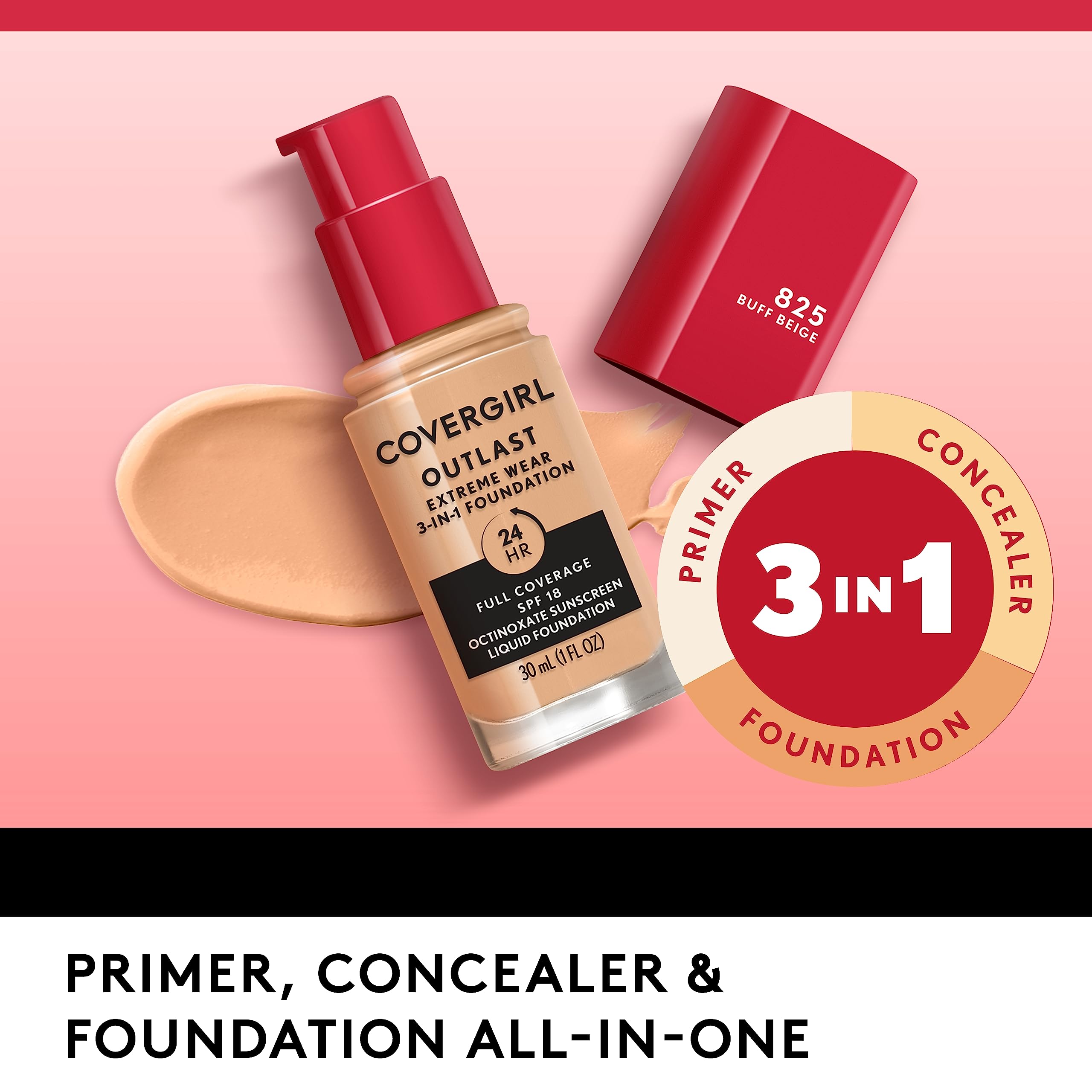 Covergirl Outlast Extreme Wear cobertura total sin parecer máscara