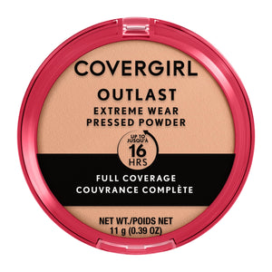 CoverGirl Outlast Extreme Wear polvo compacto natural para acabado suave y mate
