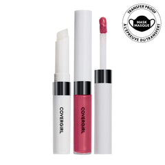 COVERGIRL Outlast fórmula hidratante mantiene labios suaves.