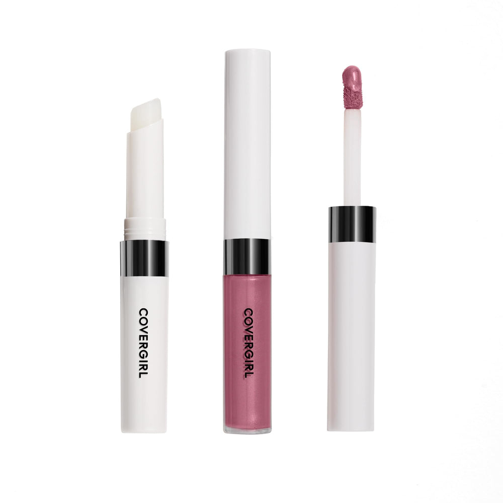 COVERGIRL Outlast Lipcolor Mauve Muse aplicado, color intenso y de larga duración.