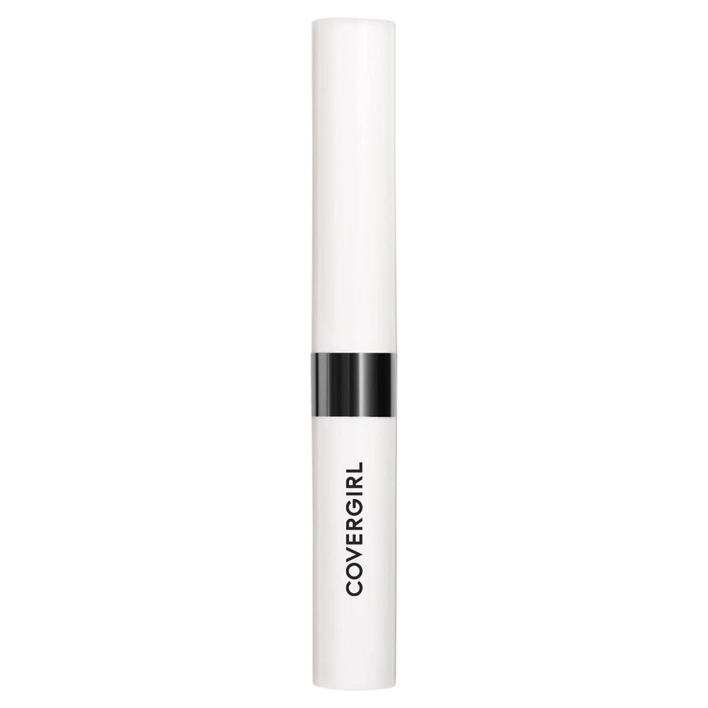 COVERGIRL Outlast Top Coat en botella transparente para brillo duradero.