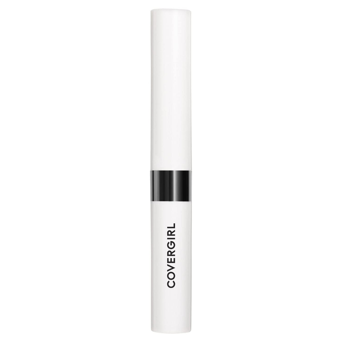 COVERGIRL Outlast Top Coat en botella transparente para brillo duradero.
