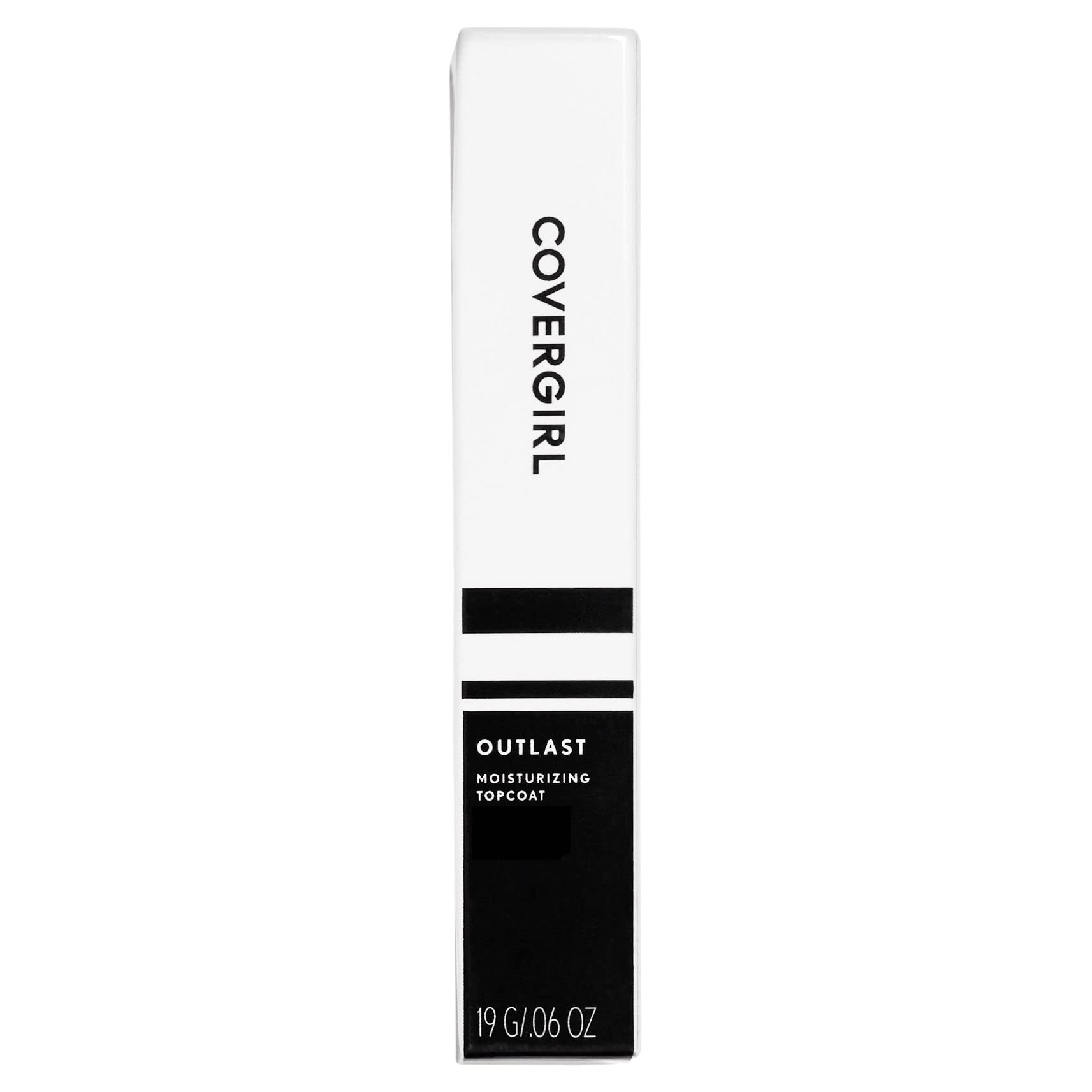 Brillo suave con COVERGIRL Outlast Top Coat para labios relucientes.