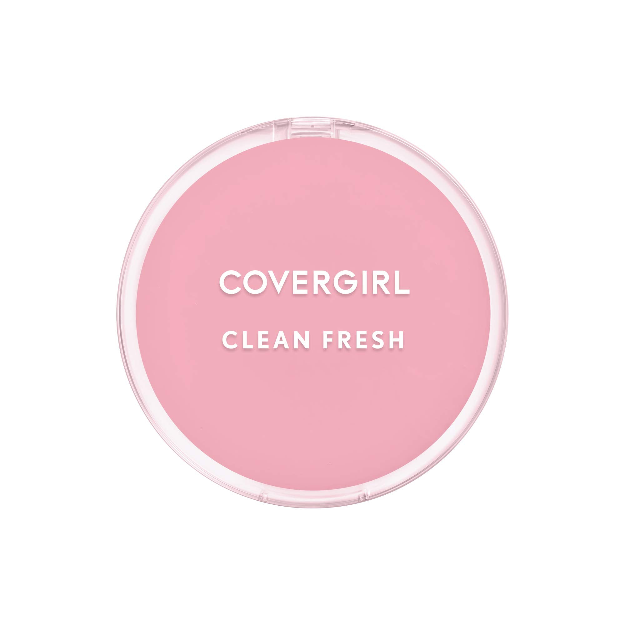 COVERGIRL Polvo compacto Clean Fresh Porcelana en envase, control de brillo suave.