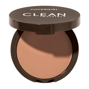 CoverGirl polvo compacto limpio translúcido con empaque práctico para retoques y cobertura natural