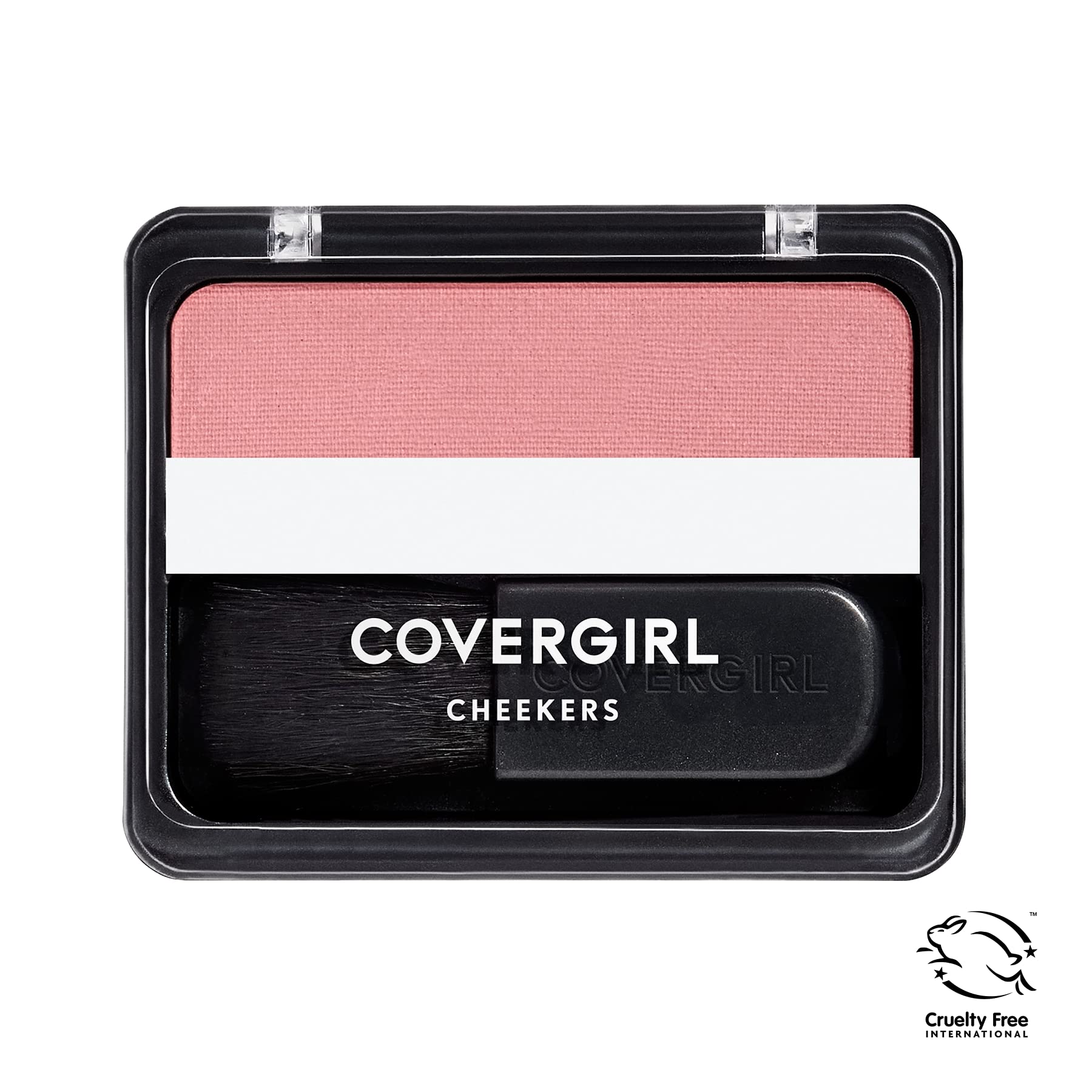COVERGIRL Cheekers Blush aplicado con suavidad para tono natural