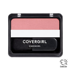 COVERGIRL Cheekers Blush aplicado con suavidad para tono natural