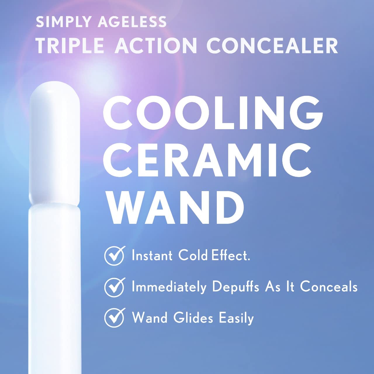 Fórmula hidratante que no se cuartea para ojos sensibles con COVERGIRL Simply Ageless