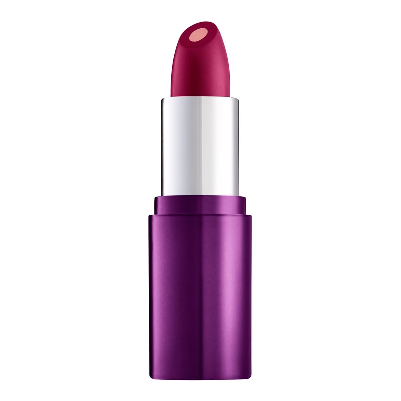 Labial CoverGirl Simply Ageless Frambuesa Honesta, muestra de color intenso.